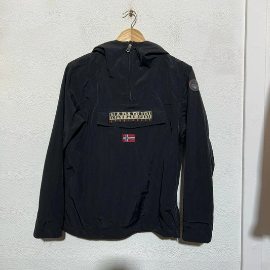 Black Napapijri Windbreaker 1/4 Zip - XS
