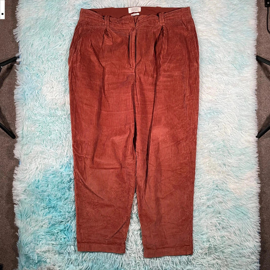 Orange Toast Corduory Trousers - Size 18