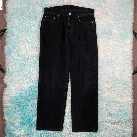 Black Arket Corduroy Trousers - 32W 32L
