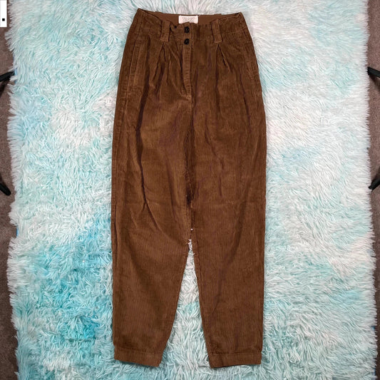 Brown Toast Corduroy Trousers - Size 6