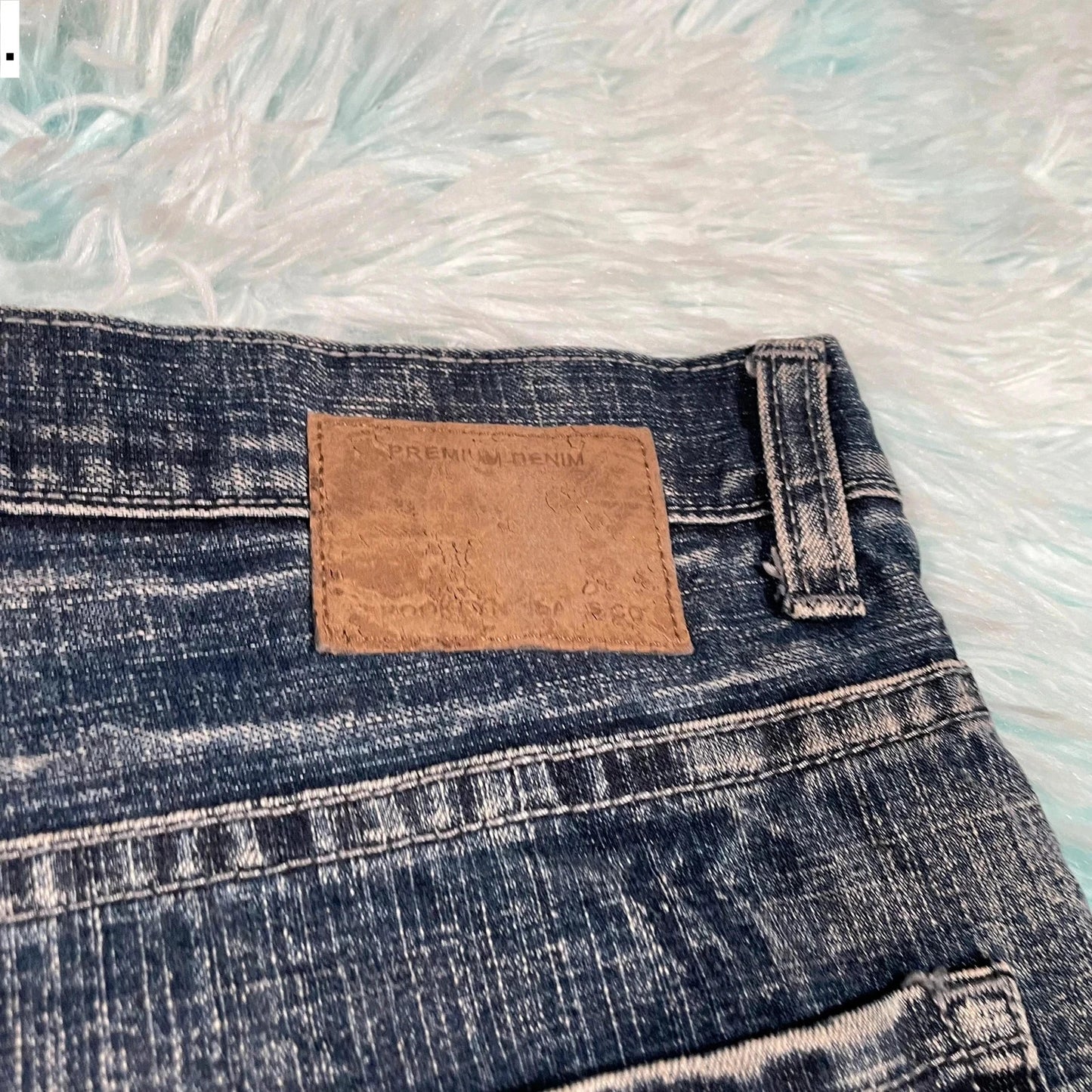 Vintage 00s Baggy Jean Shorts Jorts - W34