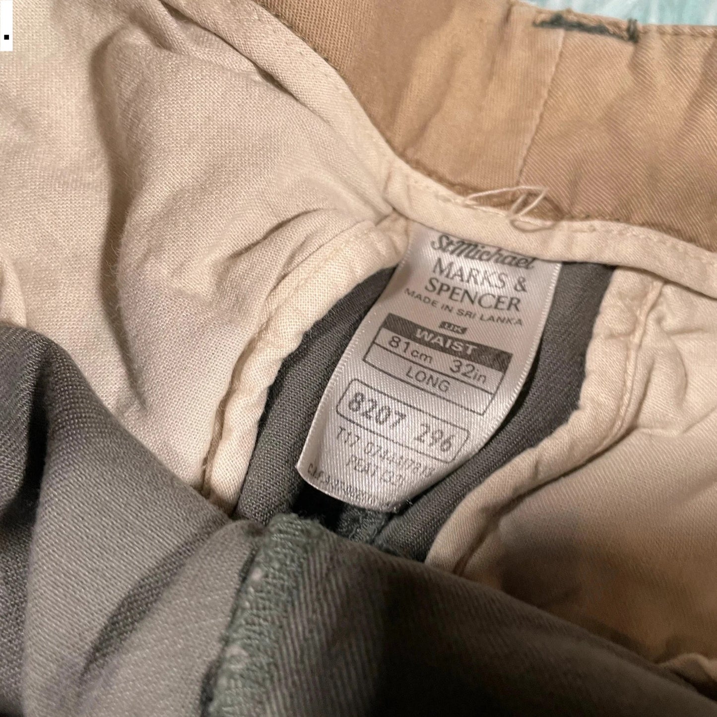 Vintage Brown Cargo Shorts St Michael - 32W