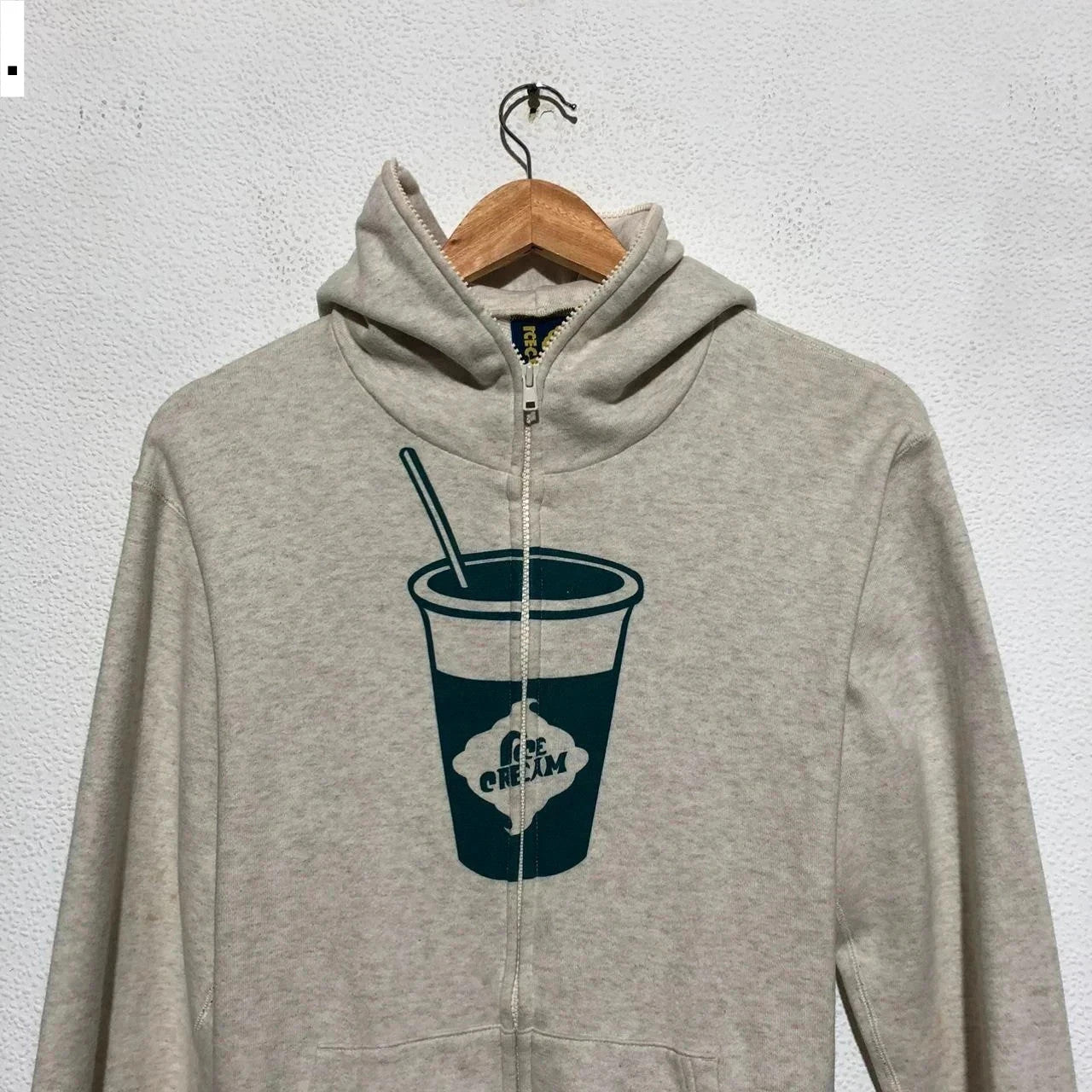 Grey Ice Cream Billionaire Boys Club Hoodie Full Zip - Small