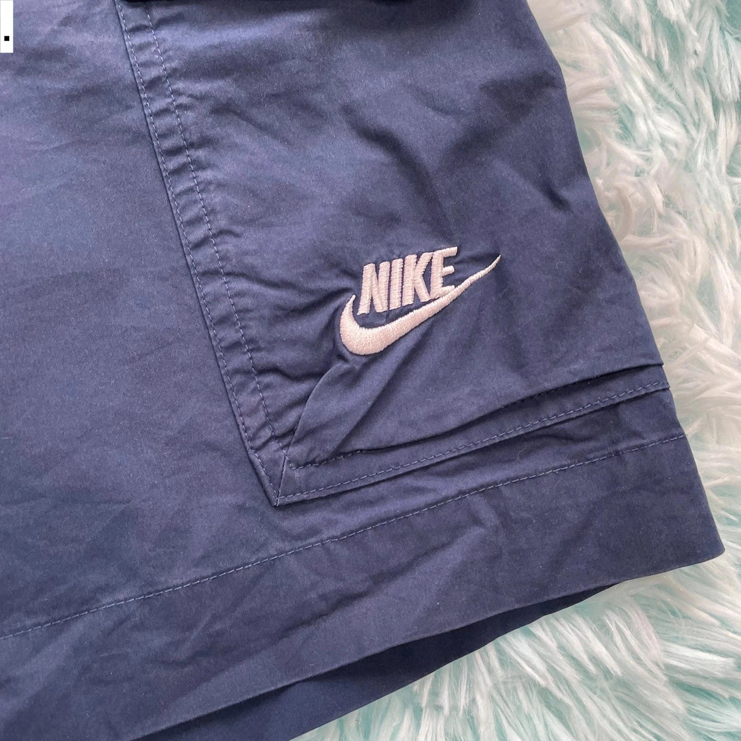 Navy Nike Cargo Shorts - Small