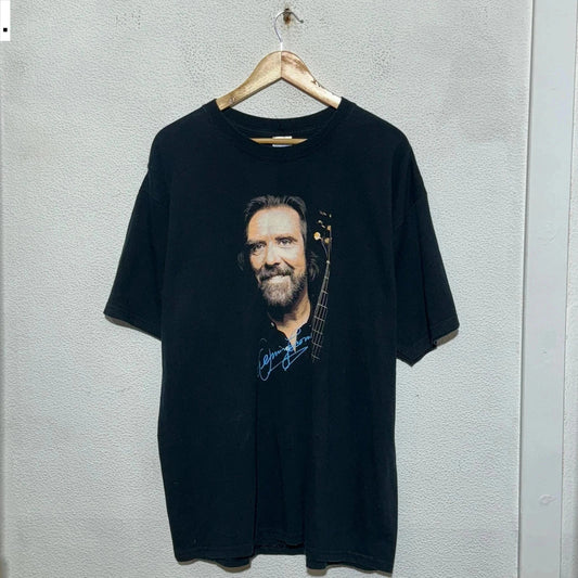 Vintage 00s Black Dennis Locorierre T Shirt - XL