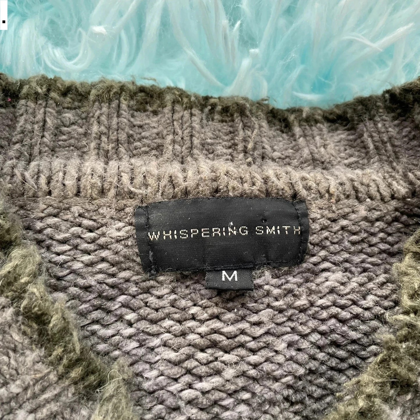 Vintage 90s Grey Chunky Knitted Jumper - Medium