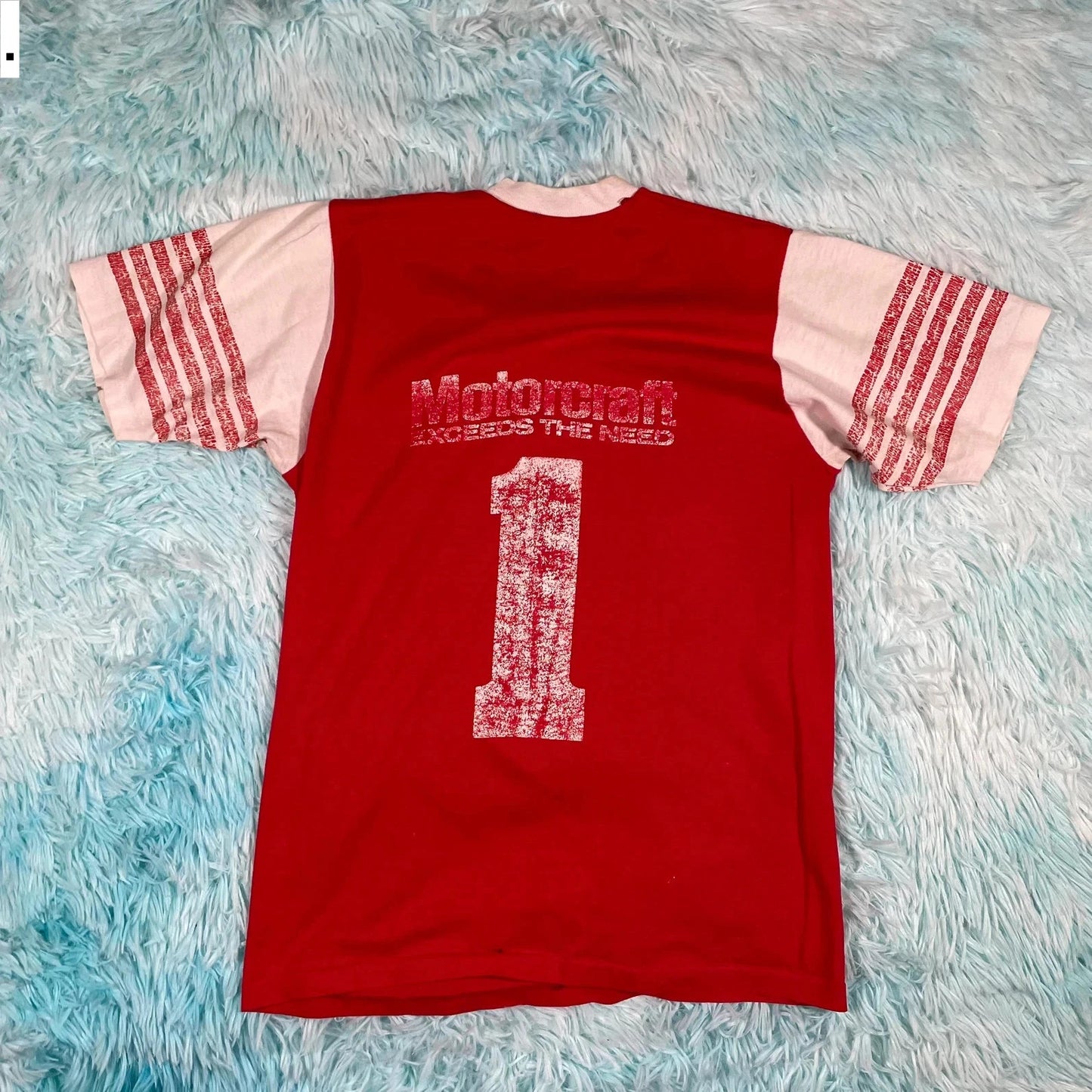 Vintage 70s Red Motorcraft T Shirt - Small