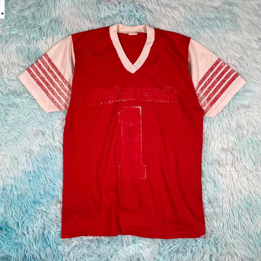 Vintage 70s Red Motorcraft T Shirt - Small