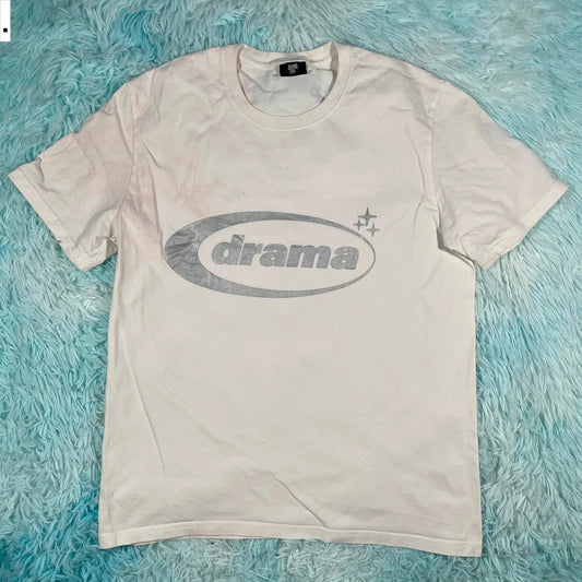 White Drama Call T Shirt - Medium