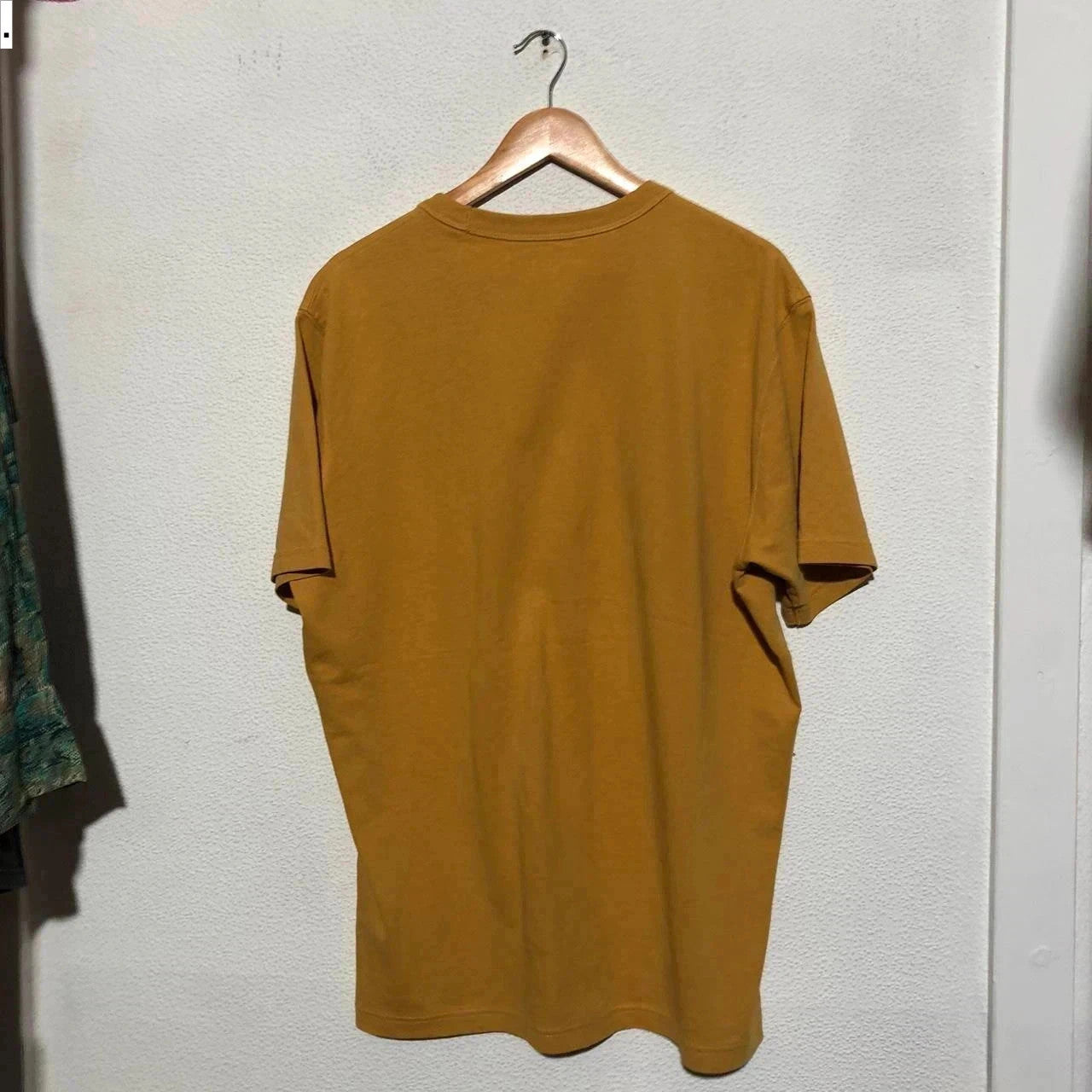 Mustard Yellow Uniqlo Plain T Shirt - Large
