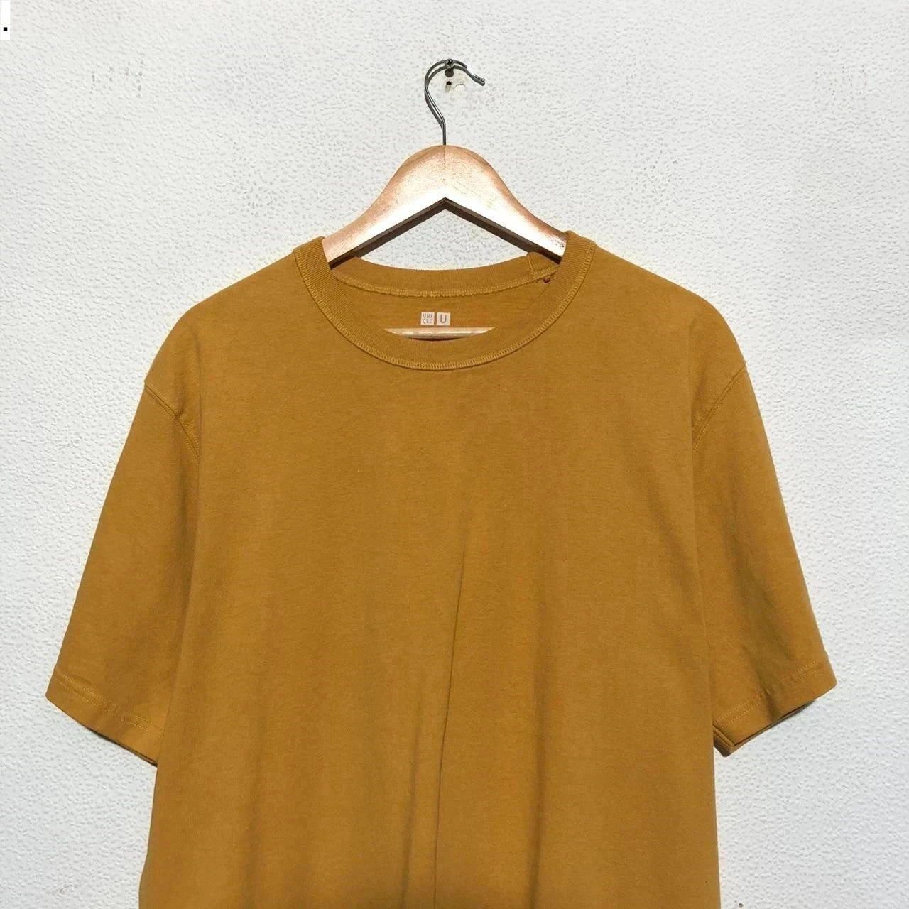Mustard Yellow Uniqlo Plain T Shirt - Large