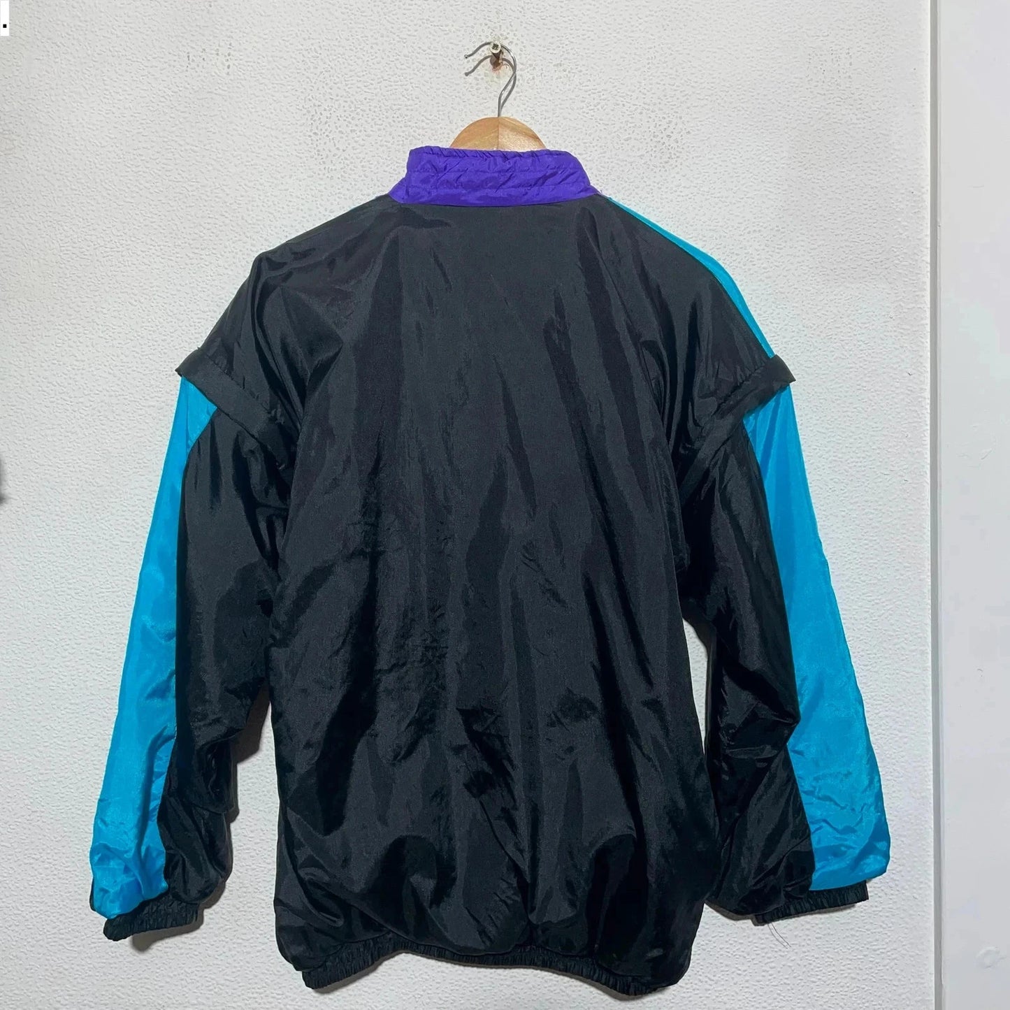 Vintage 80s Funky Shell Suit Track Jacket - Large