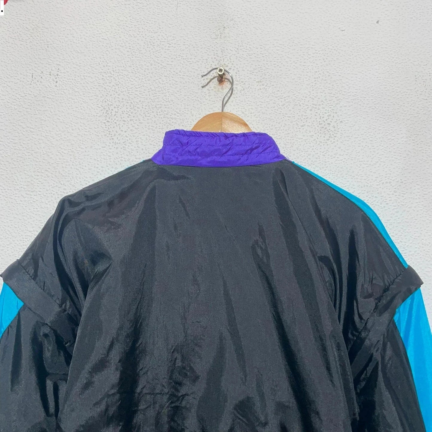 Vintage 80s Funky Shell Suit Track Jacket - Large