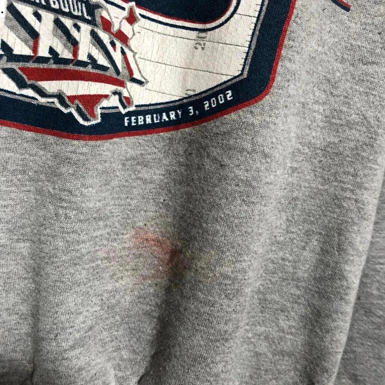 Vintage Grey New England Patriots Sweatshirt - Large