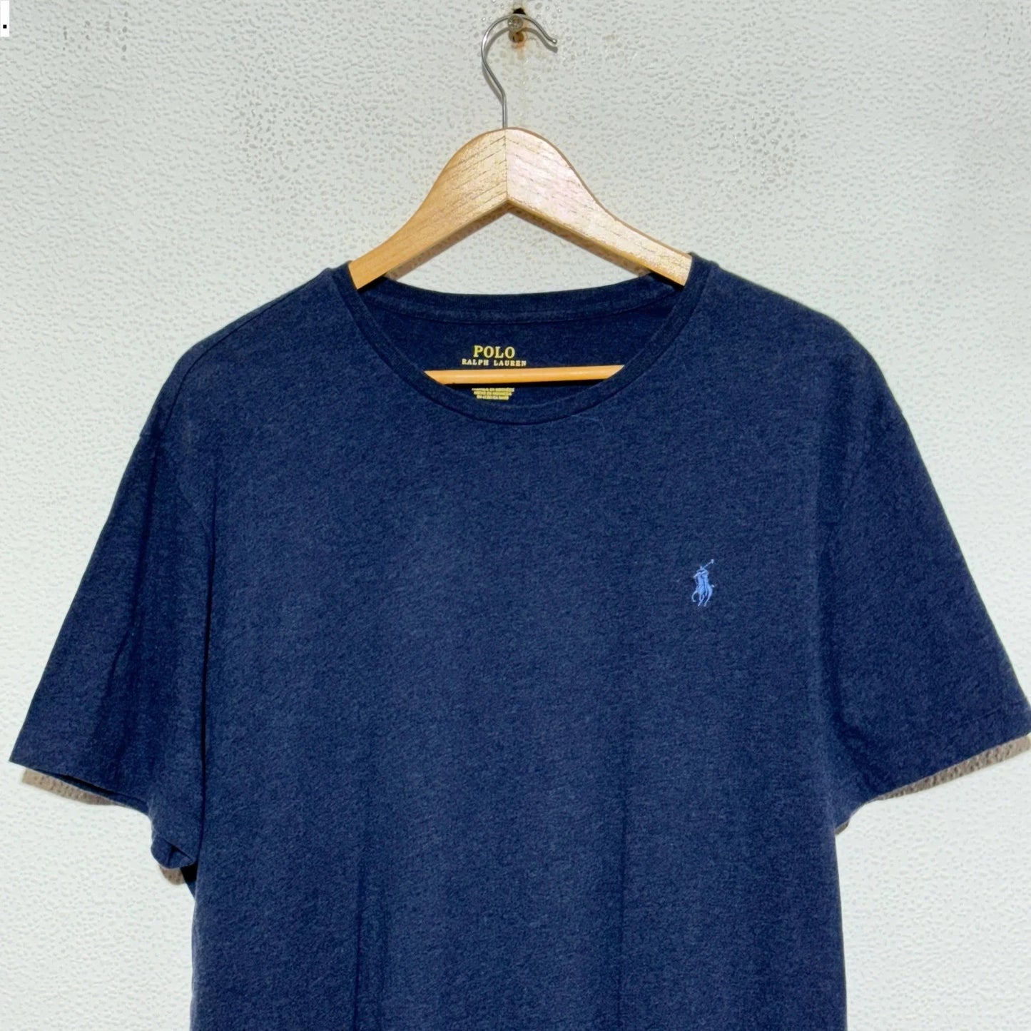Navy Polo Ralph Lauren Plain T Shirt - Large