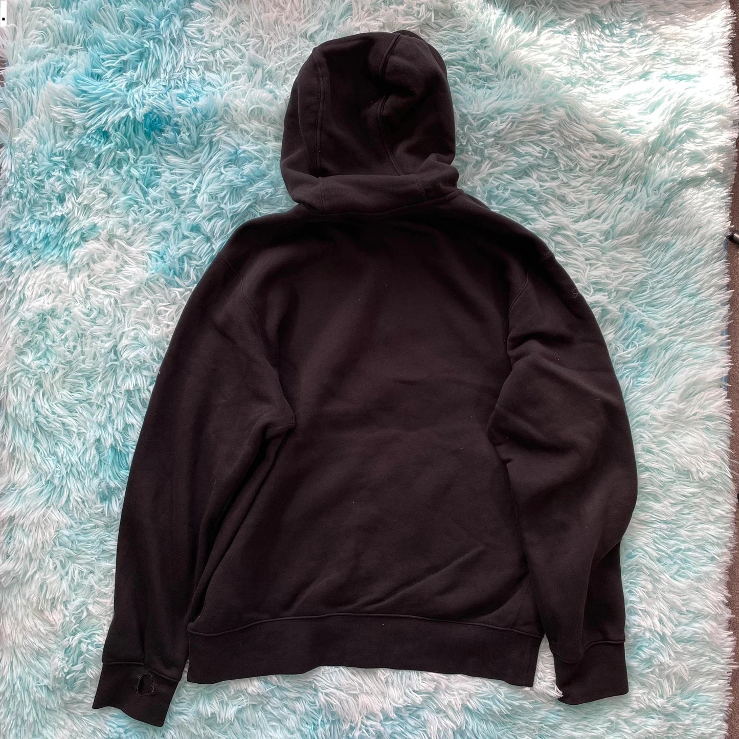 Black Nike Full Zip Hoodie - Medium