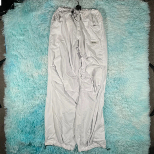 White iets frans Parachute Pants Bottoms Urban Outfitters - XS