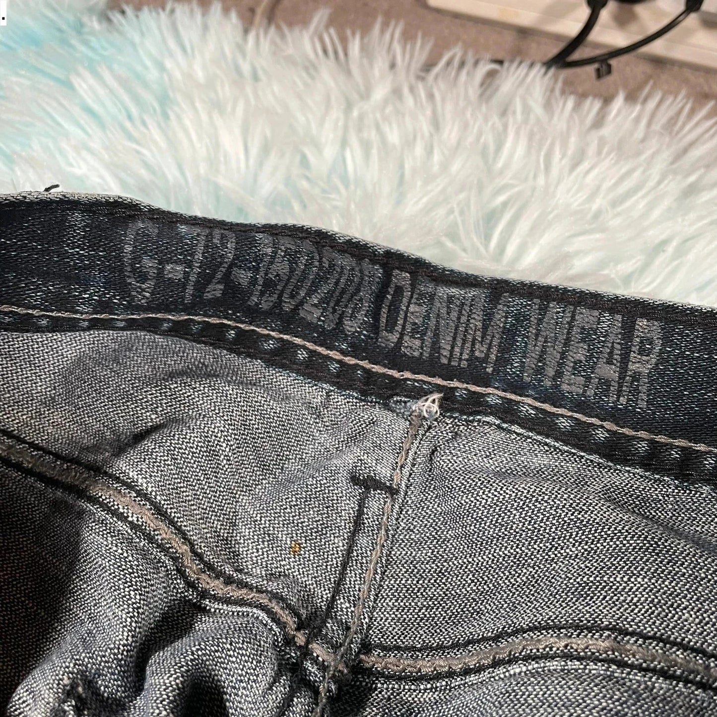 Vintage 00s G-72 Jeans Baggy Patterned - W36 L32