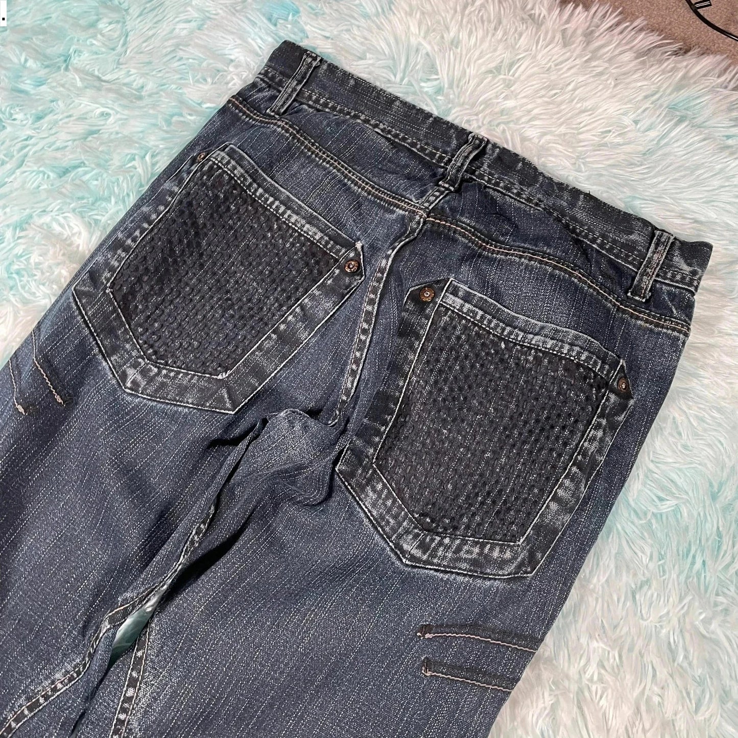 Vintage 00s G-72 Jeans Baggy Patterned - W36 L32