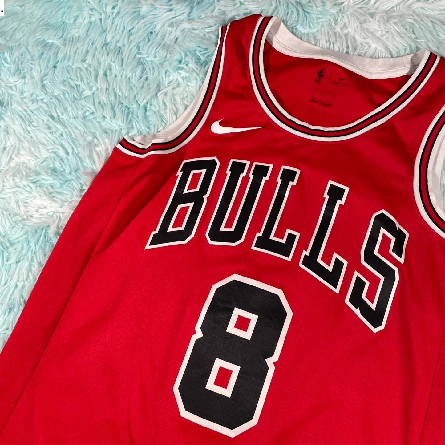Red Chicago Bulls NBA Basketball Jersey Nike Levine - Medium