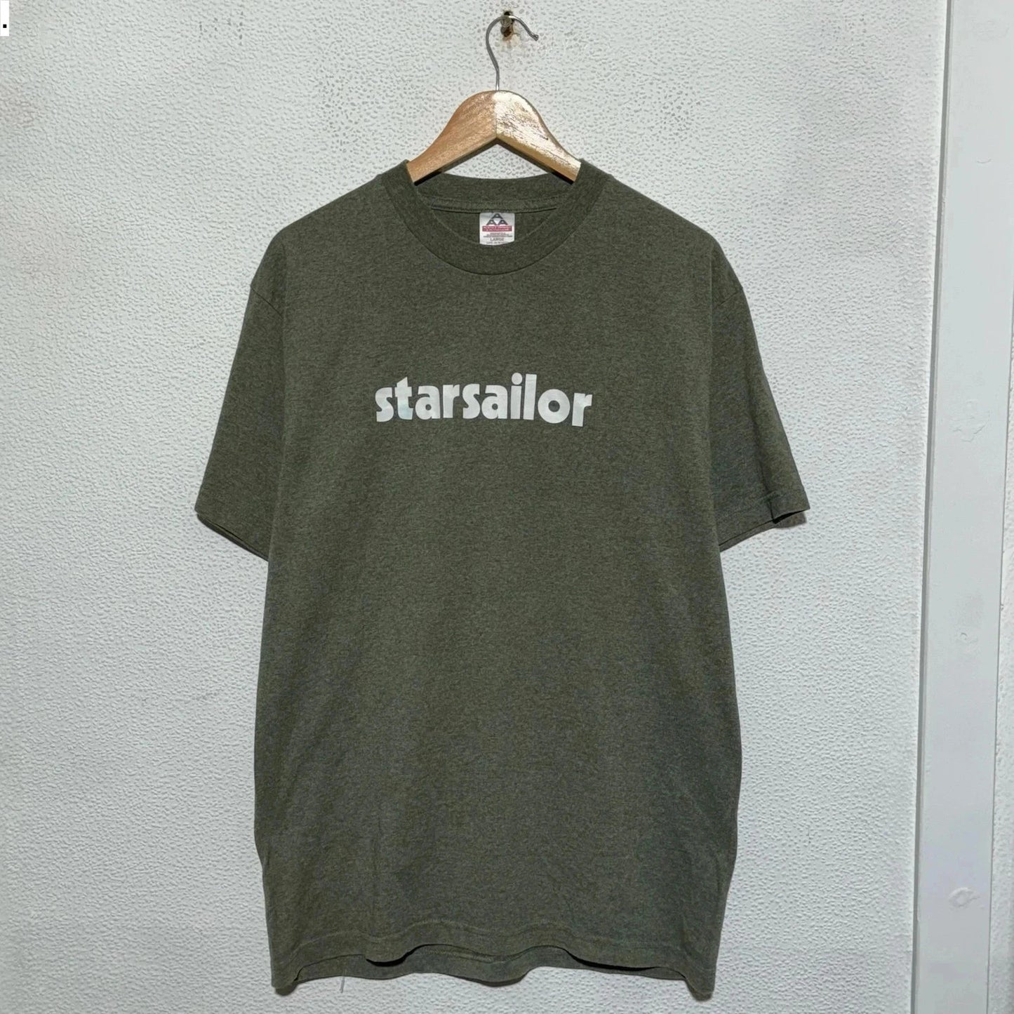 Vintage Khaki Starsailor Graphic T Shirt - Large