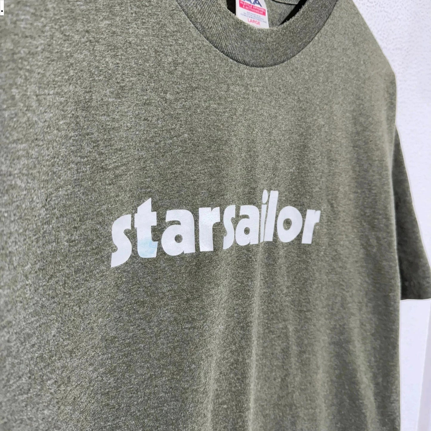 Vintage Khaki Starsailor Graphic T Shirt - Large