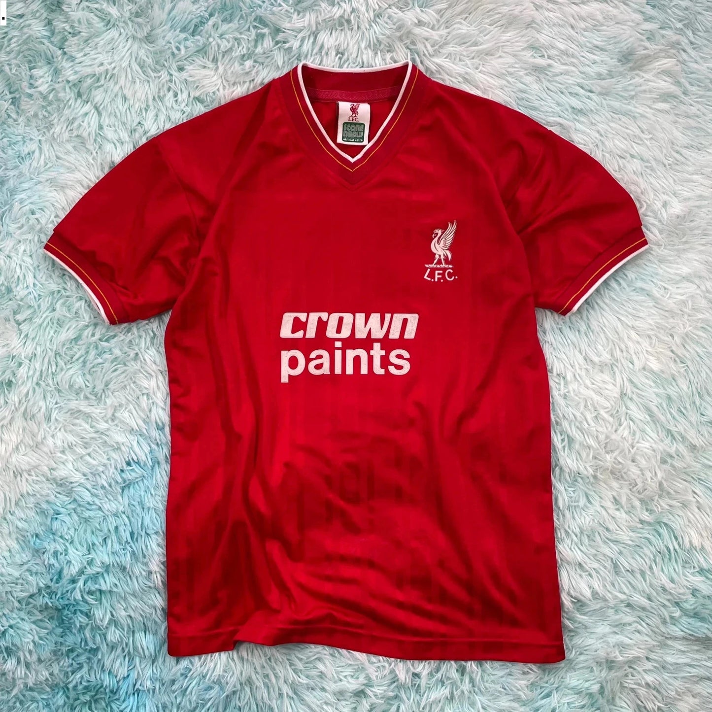 Retro Liverpool Shirt Score Draw - Medium