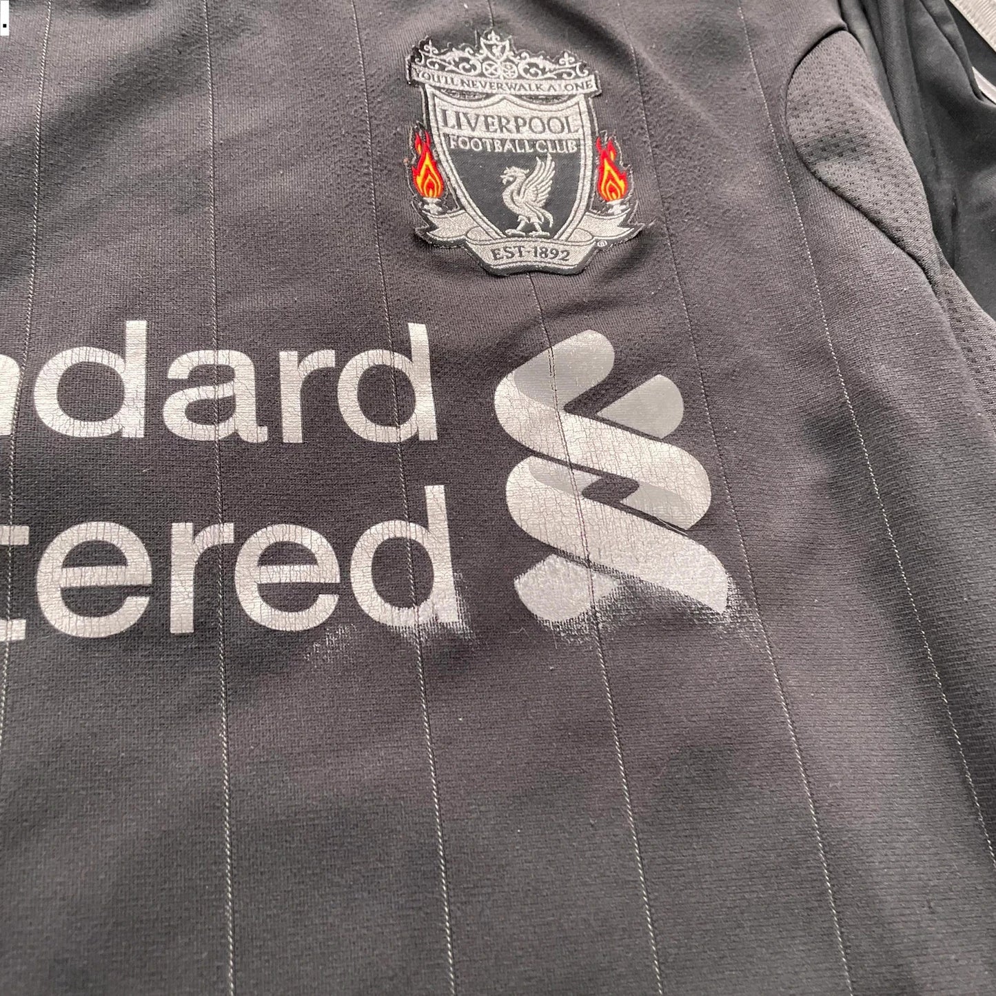 2011-12 Liverpool Shirt Away Kit Adidas Lucas - Medium