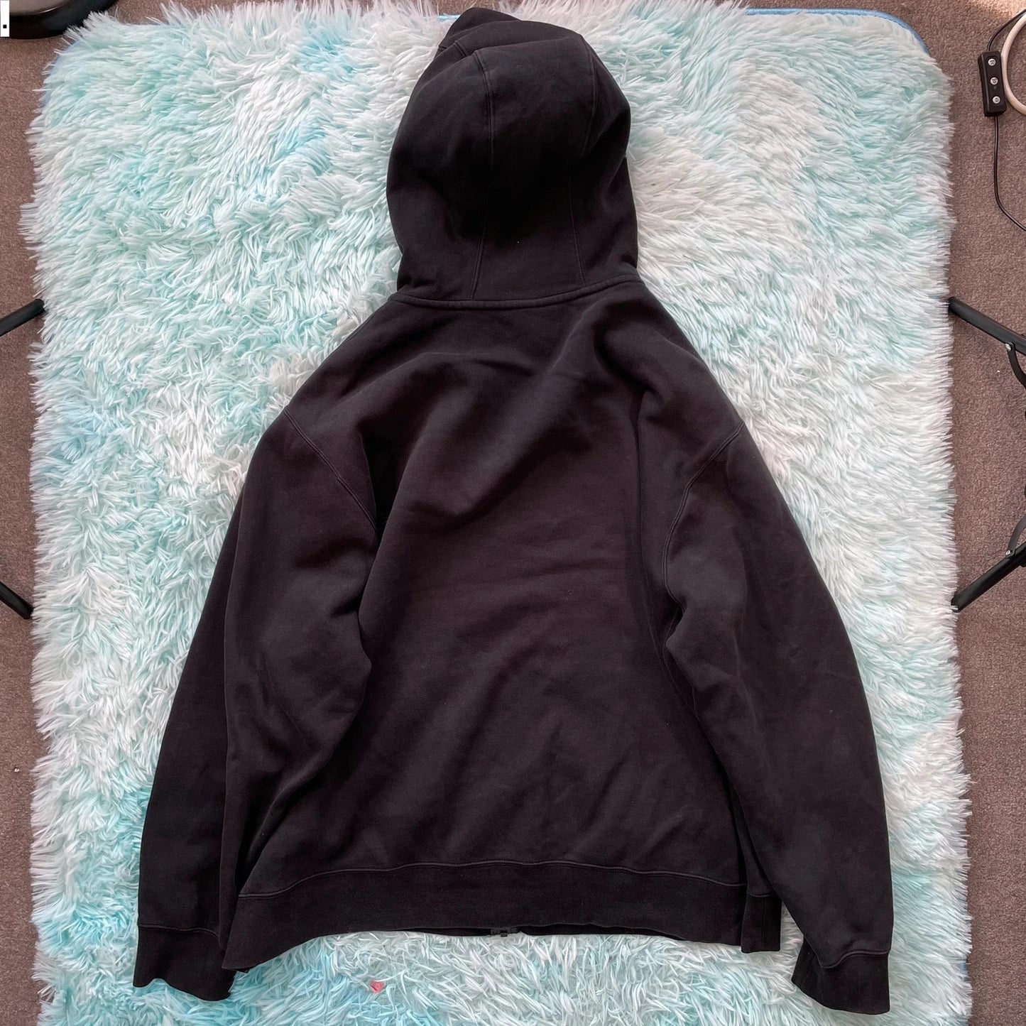 Black Nike Full Zip Hoodie - XXL