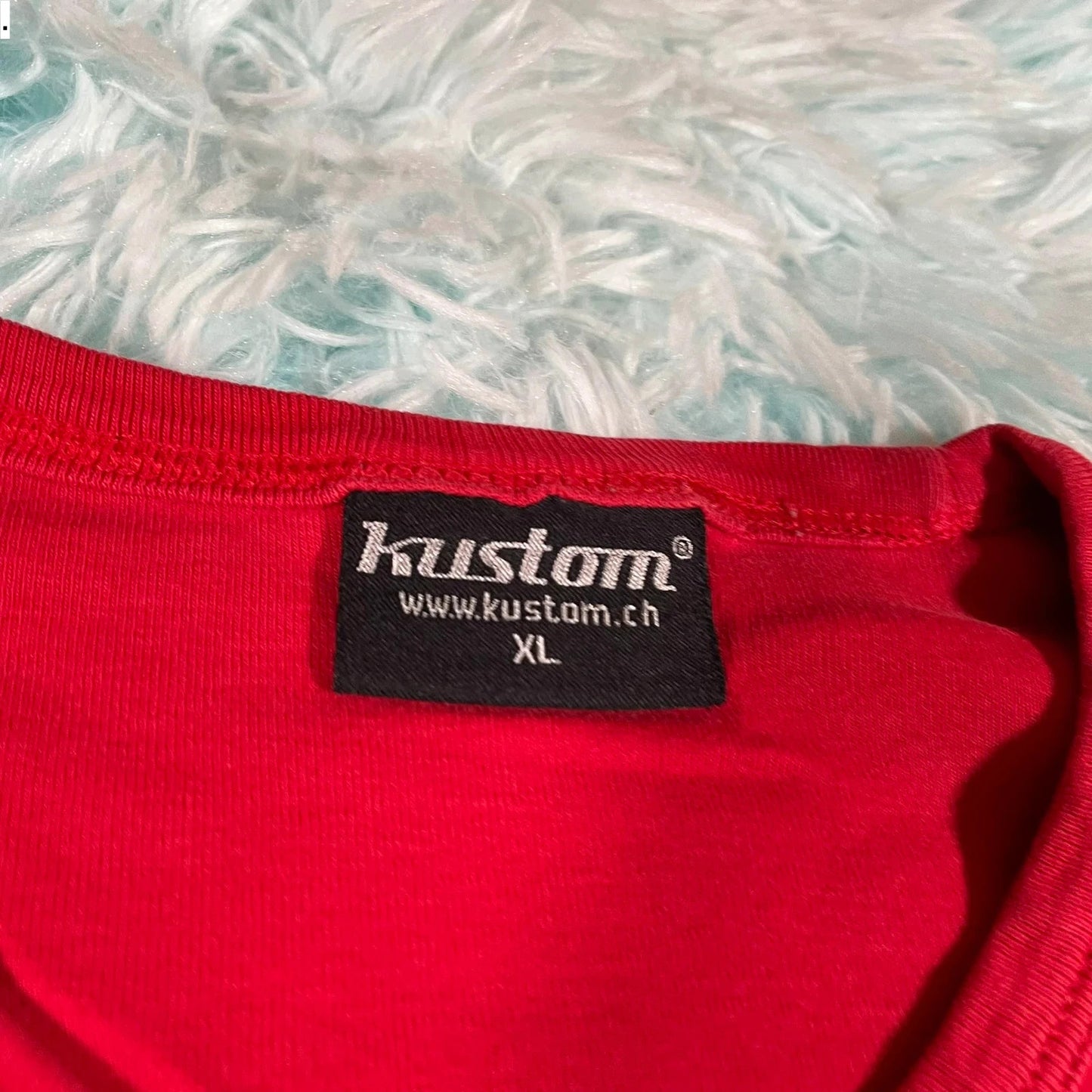 Vintage Y2K Red Chic Swiss Baby Tee - XL
