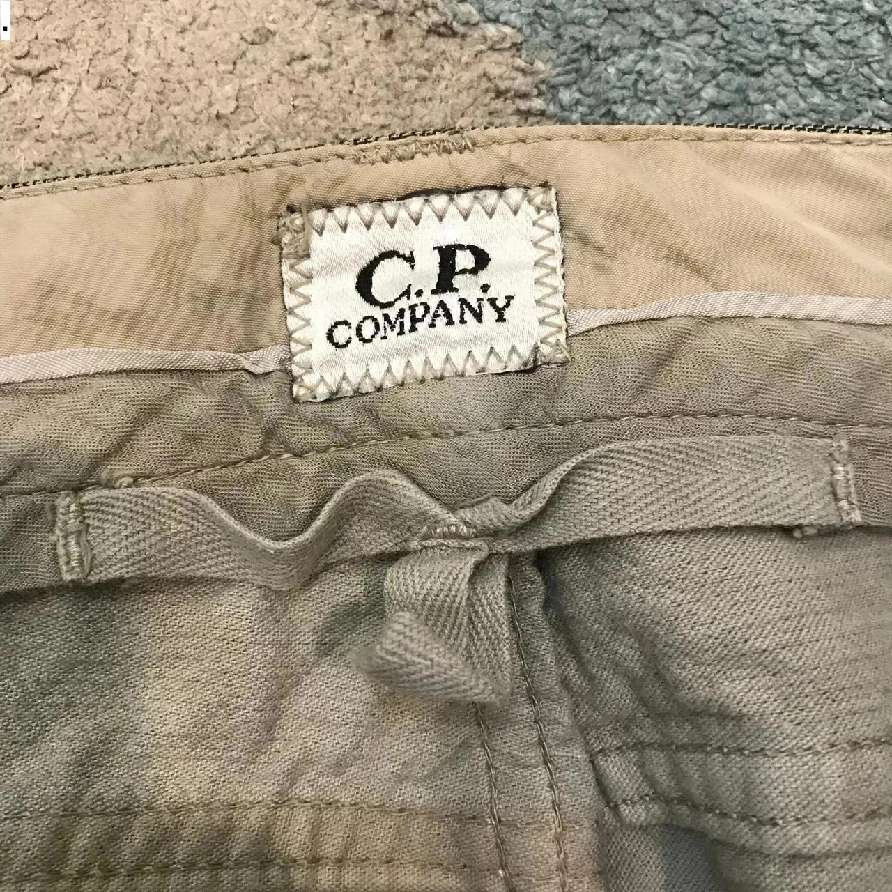 Vintage Khaki Checkered CP Company Trousers - 38W 32L