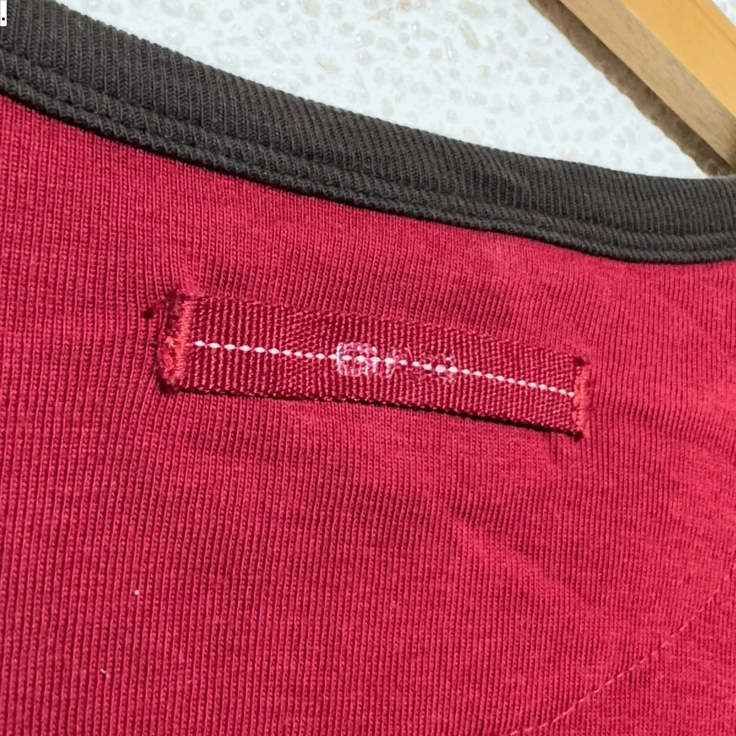 Vintage 00s Red Gas Jeans T Shirt - Large