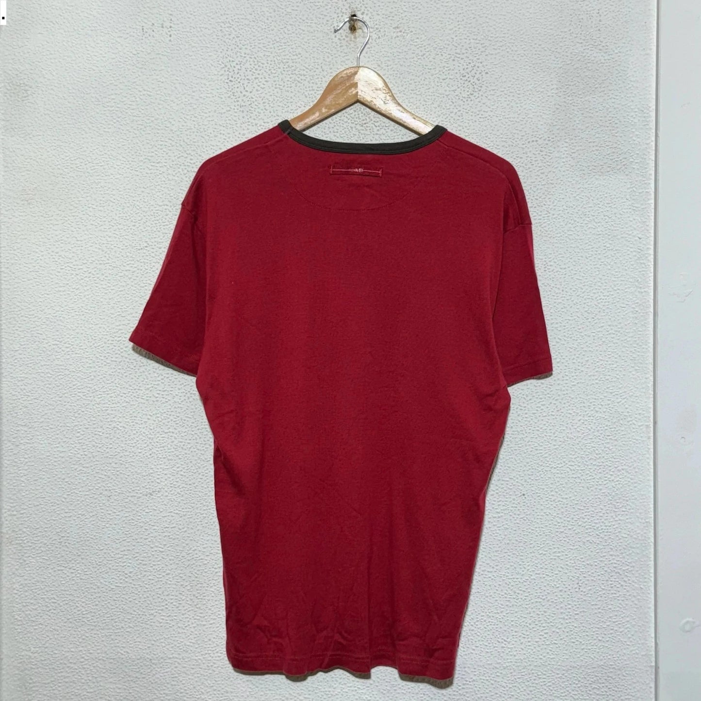 Vintage 00s Red Gas Jeans T Shirt - Large