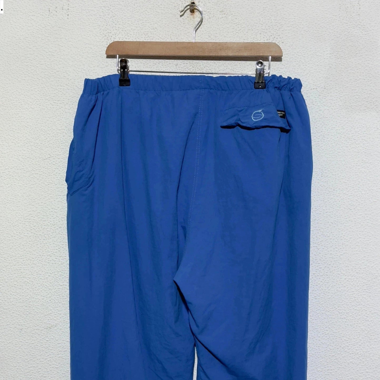 Vintage 90s Blue Gore-tex Waterproof Hiking Trousers - Small