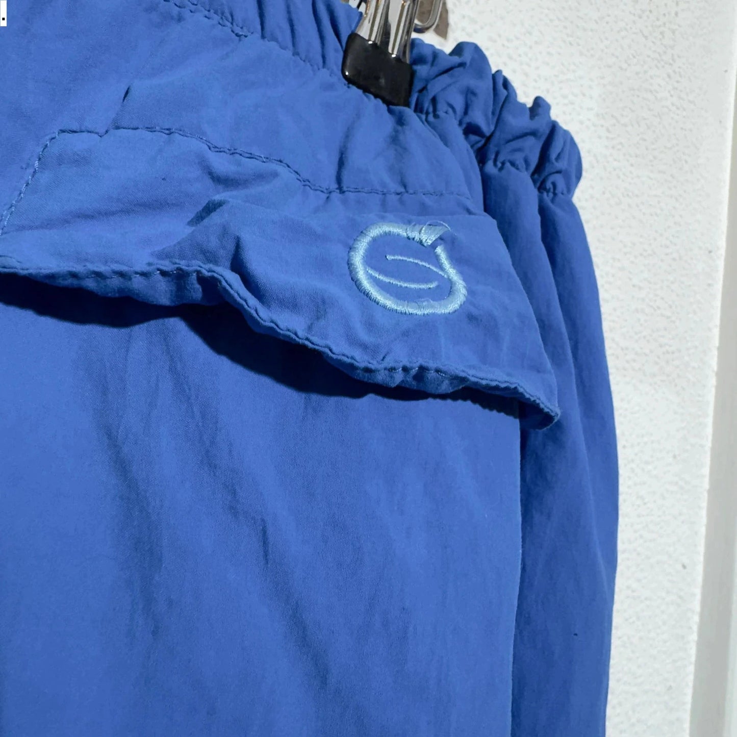 Vintage 90s Blue Gore-tex Waterproof Hiking Trousers - Small