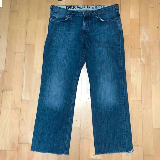 Blue French Connection Loose Jeans - 38W 32L