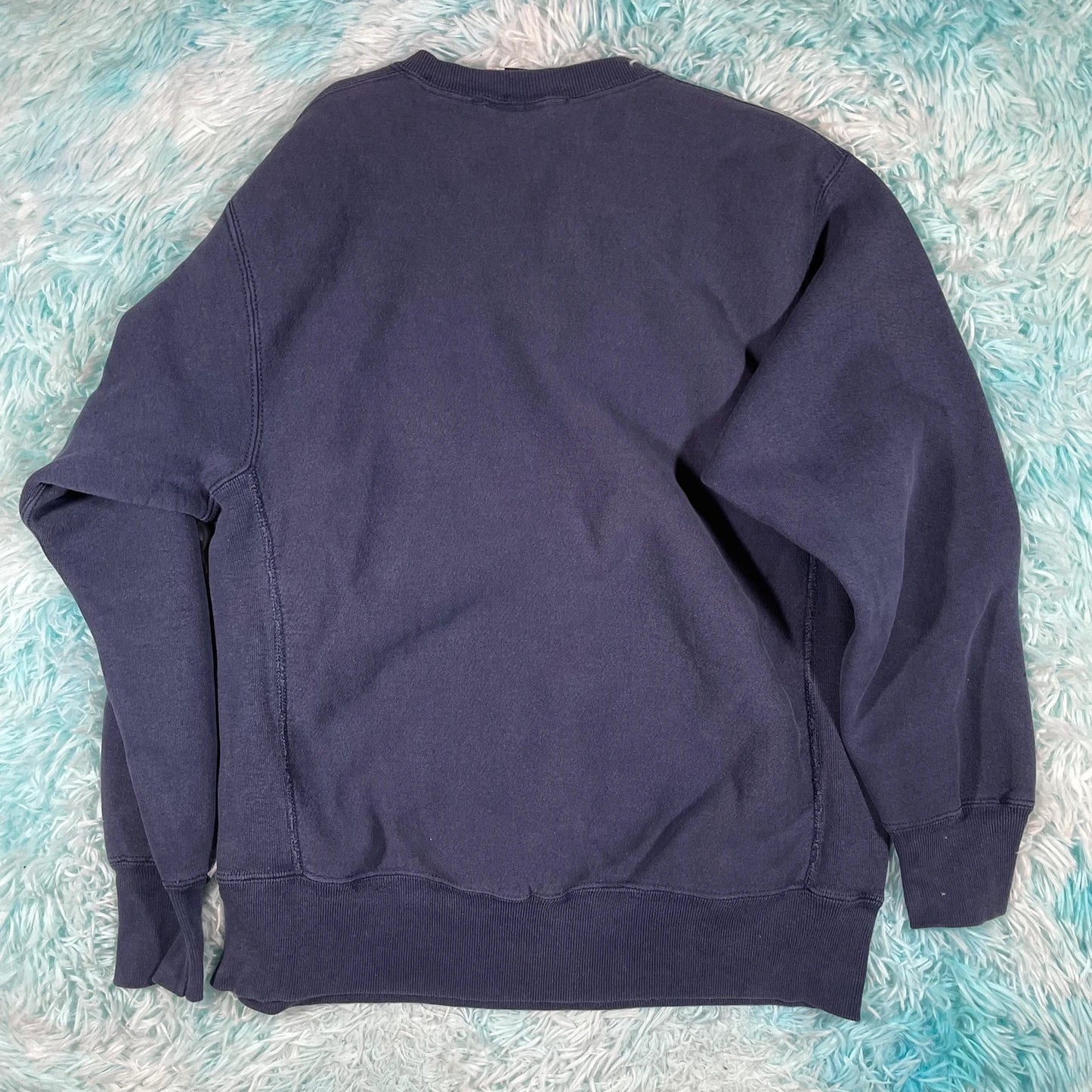 Vintage 90s Navy Police Sweatshirt - Large