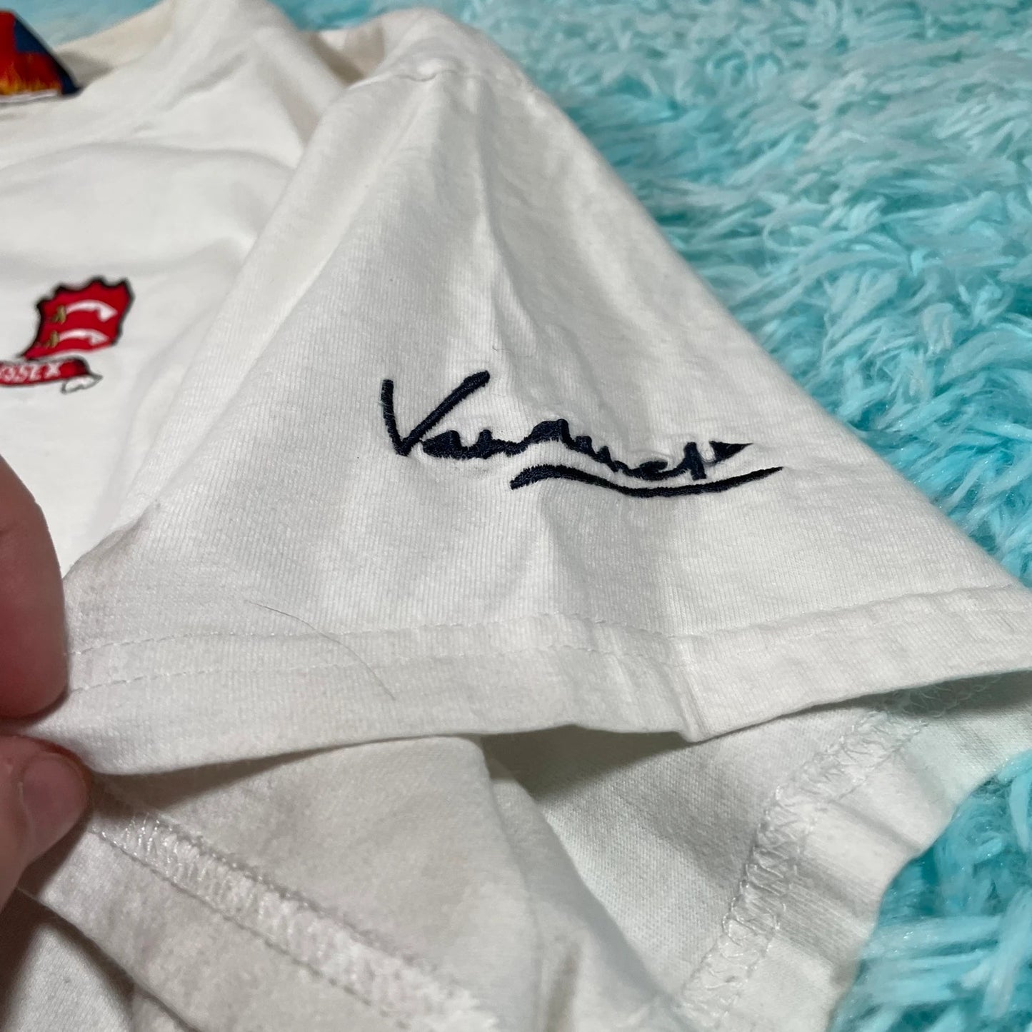 Vintage 90s White Essex Cricket T Shirt - XXL