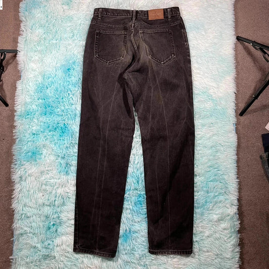 Vintage 90s Black Calvin Klein Jeans Straight Leg - 33W