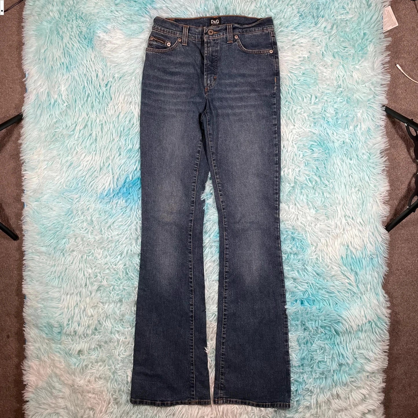Vintage 00s Dolce & Gabbana Bootcut Jeans D&G - 26W 30L