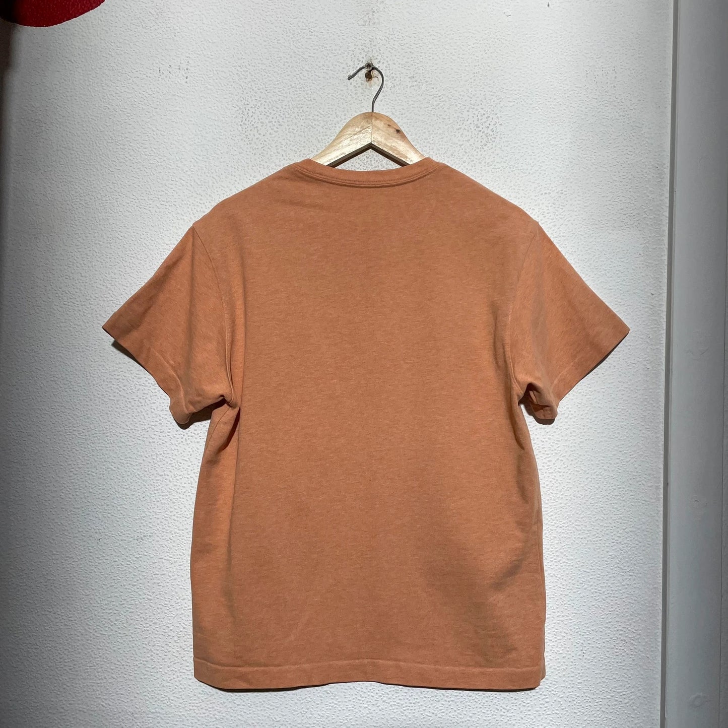 Peach Orange Nike T Shirt Plain - Medium