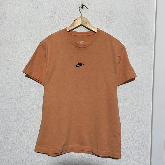 Peach Orange Nike T Shirt Plain - Medium