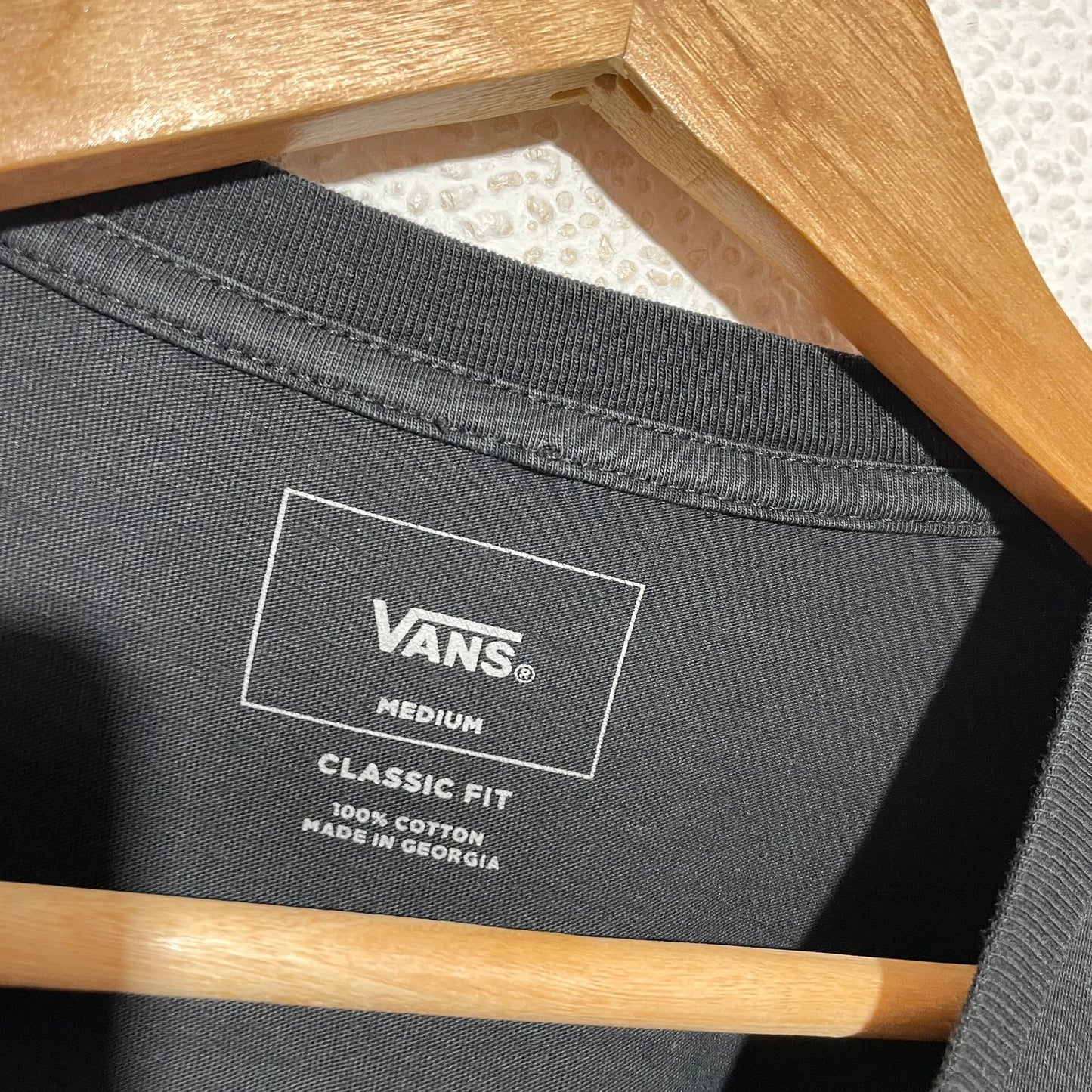 Black Vans Graphic T Shirt - Medium