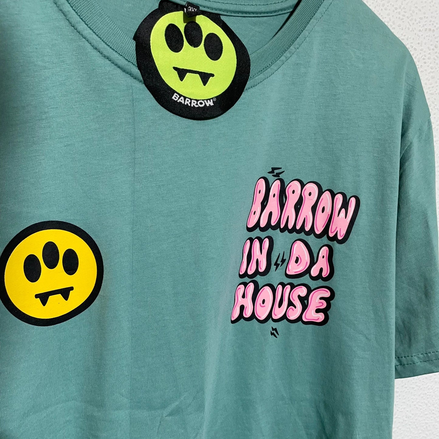 Mint Green Barrow Graphic T Shirt - 3XL