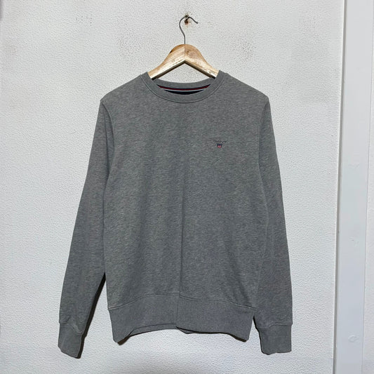 Grey Gant Sweatshirt Plain - Medium