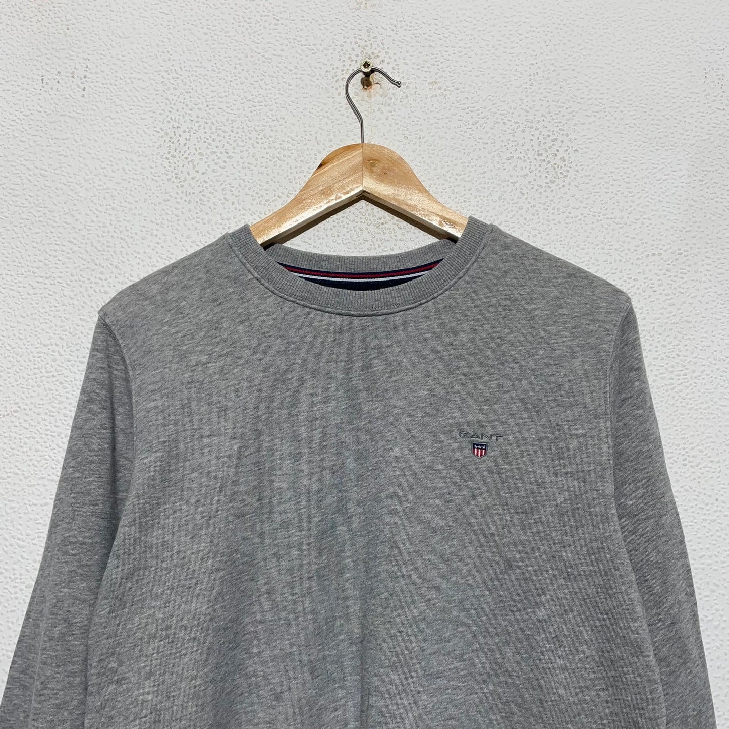 Grey Gant Sweatshirt Plain - Medium