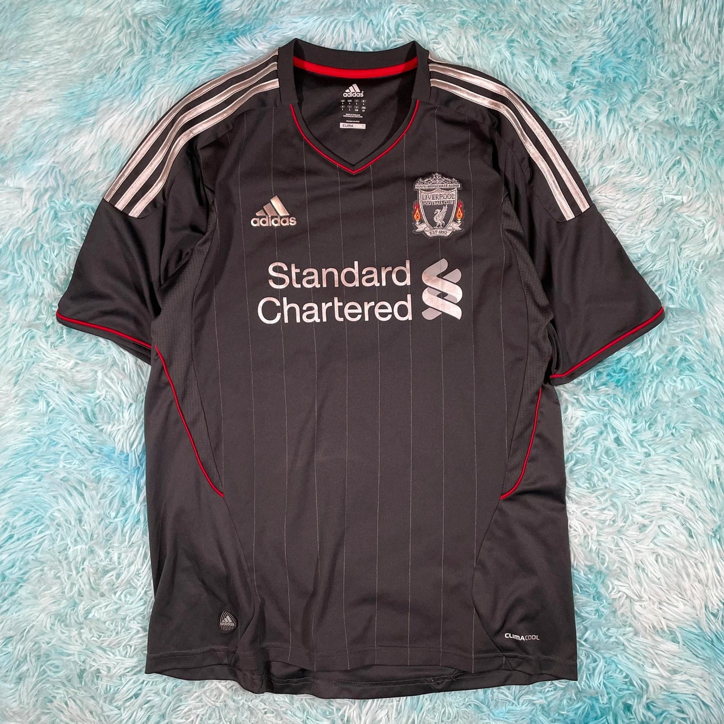 2011/12 Liverpool Shirt Away Kit Adidas - Large
