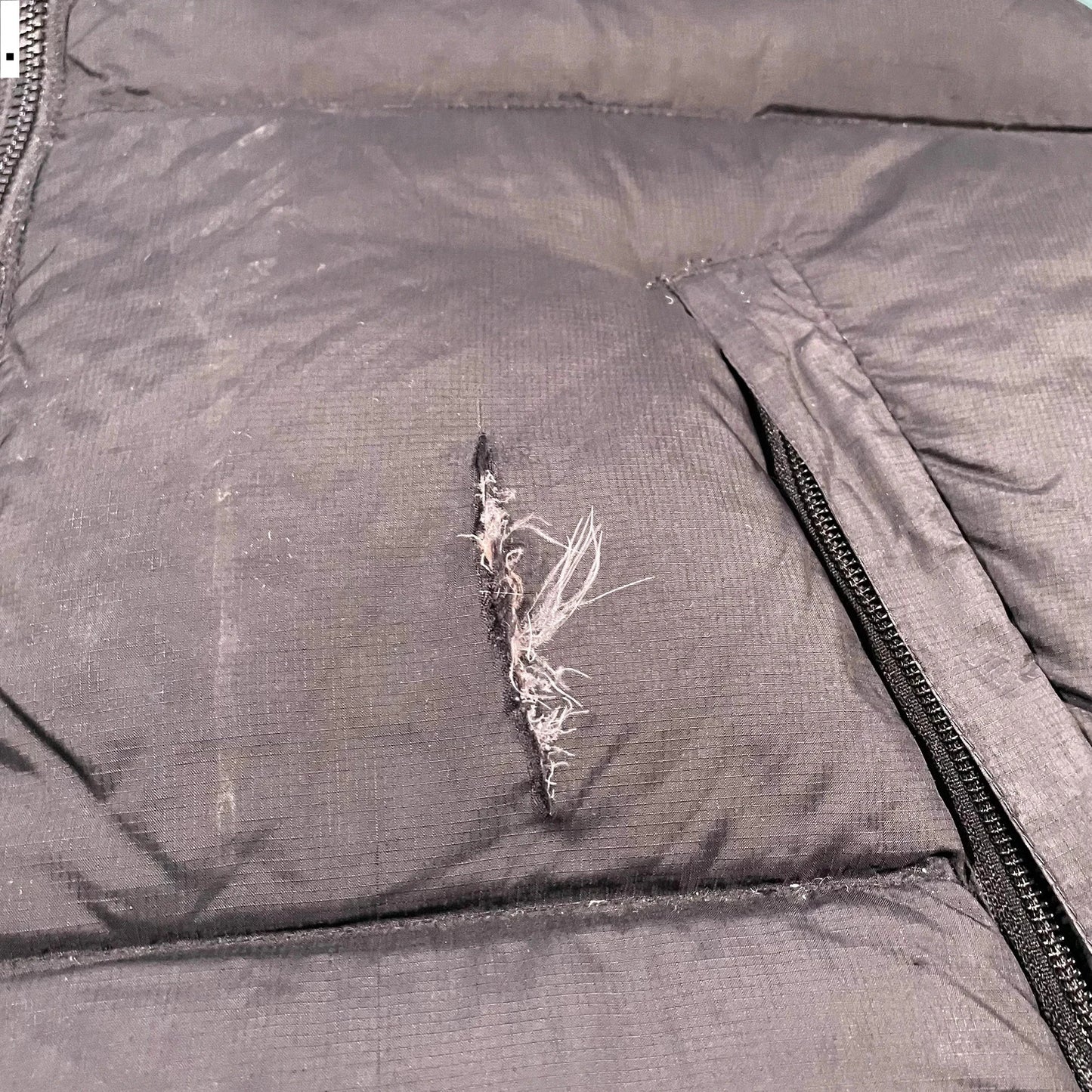 Black The North Face Puffer Jacket Gilet - Medium