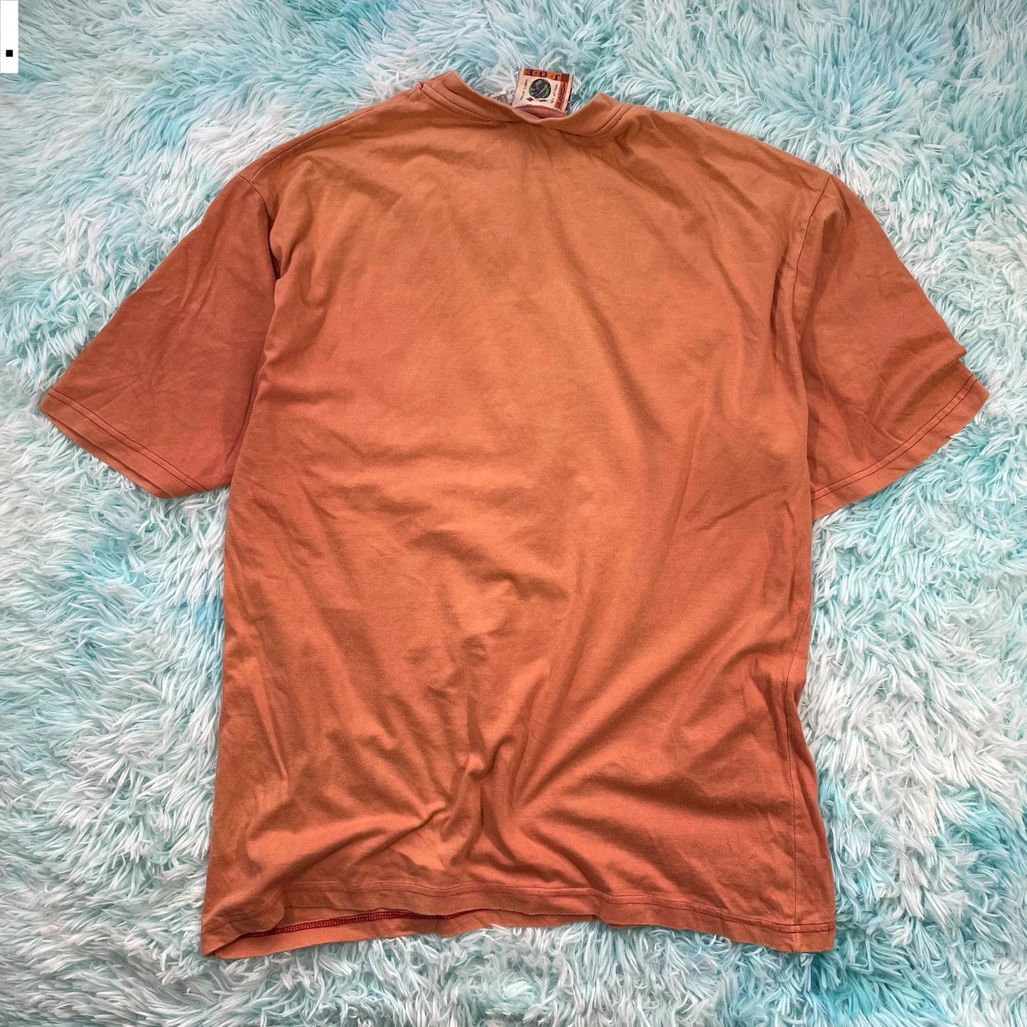 Vintage 90s Burnt Orange Blank T Shirt - Large