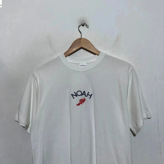 White Noah T Shirt Spellout - Small